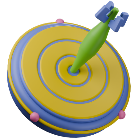 Business Target  3D Icon