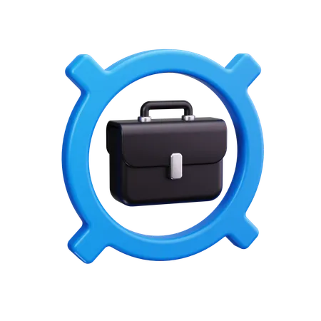 Business Target  3D Icon