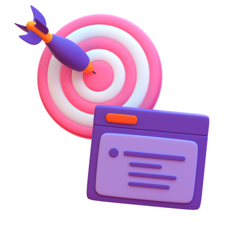 Business Target  3D Icon