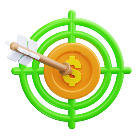 Business Target  3D Icon