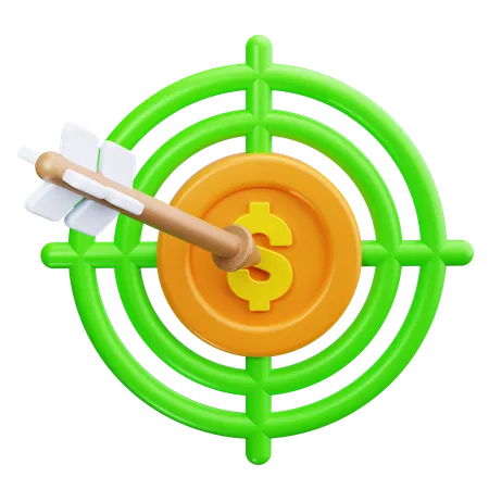 Business Target  3D Icon