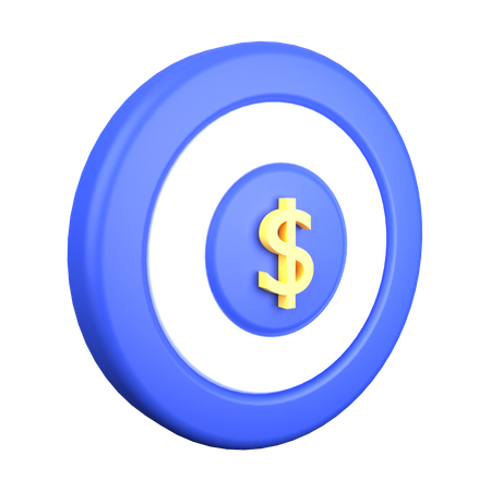 Business Target  3D Icon