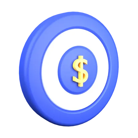 Business Target  3D Icon