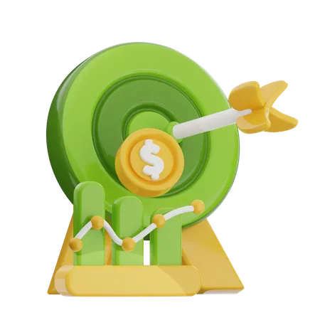 Business Target  3D Icon