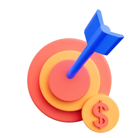 Business Target  3D Icon