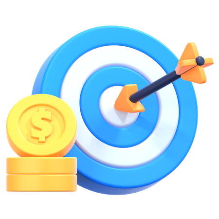 Business Target  3D Icon