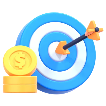 Business Target  3D Icon