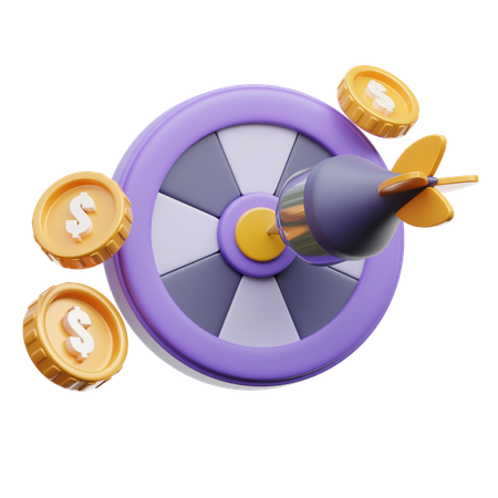 Business Target  3D Icon