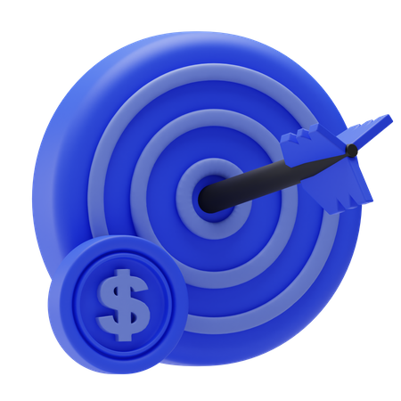 Business Target  3D Icon