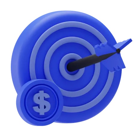 Business Target  3D Icon