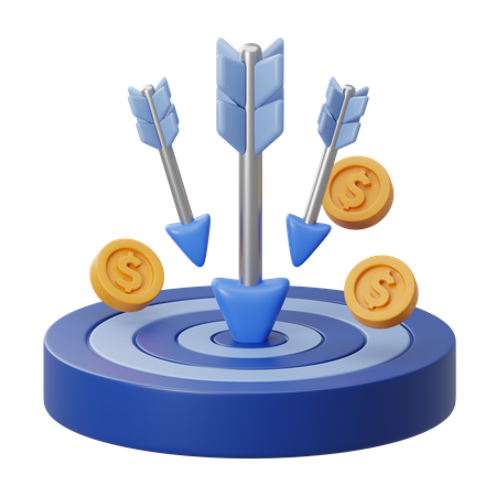 Business Target  3D Icon