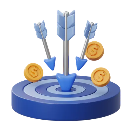 Business Target  3D Icon