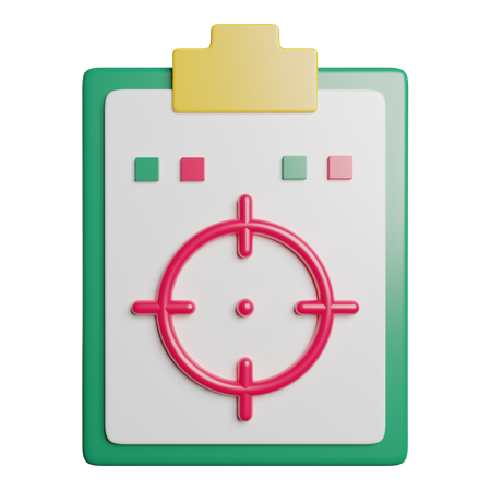 Business Target  3D Icon