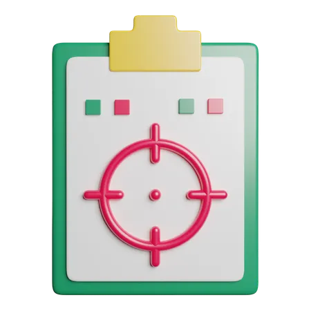 Business Target  3D Icon