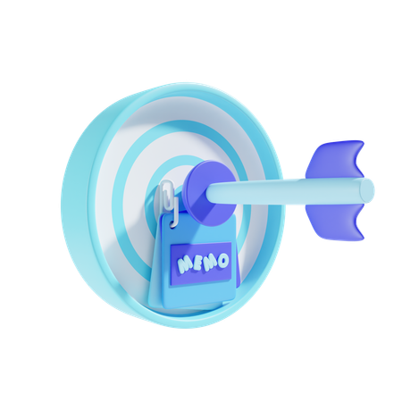 Business Target  3D Icon