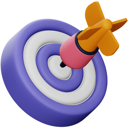 Business Target  3D Icon