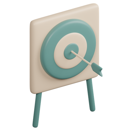 Business Target  3D Icon