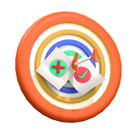 Business Target  3D Icon