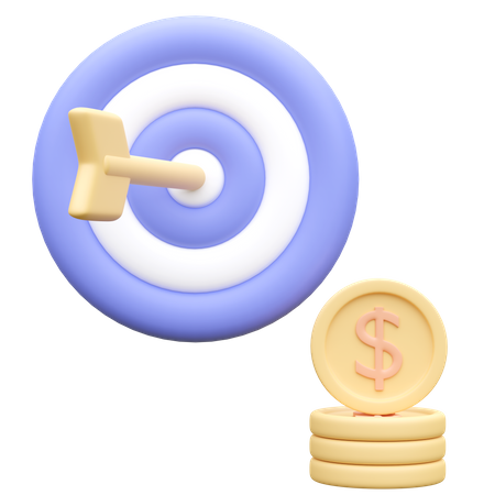 Business Target  3D Icon