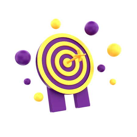 Business Target  3D Icon