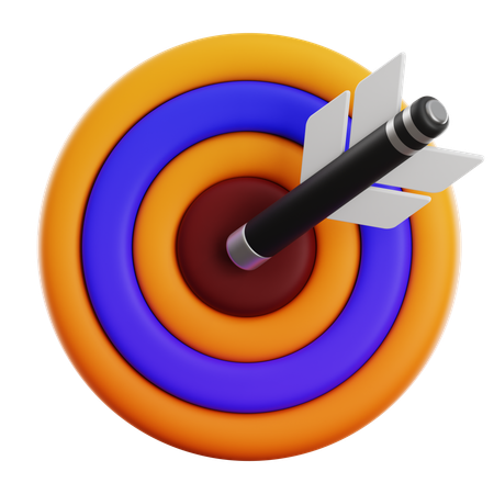 Business Target  3D Icon