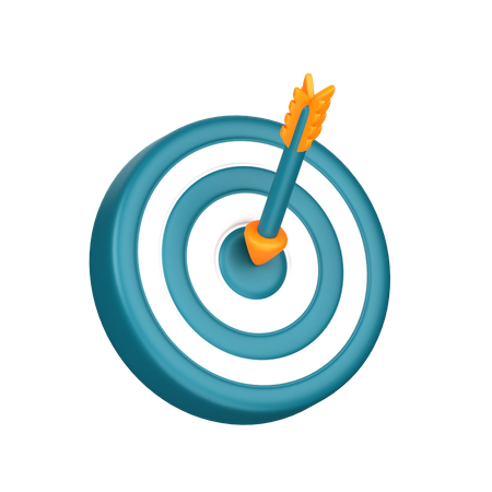 Business Target  3D Icon