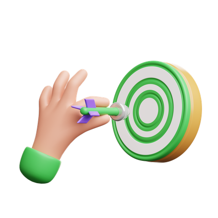 Business Target  3D Icon