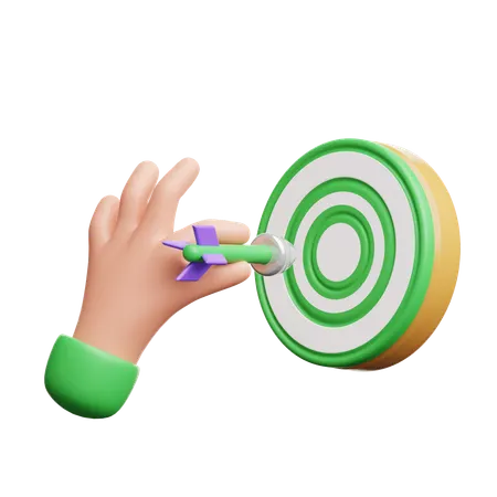 Business Target  3D Icon