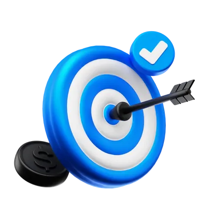 Business Target  3D Icon