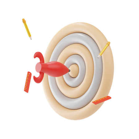 Business Target  3D Icon