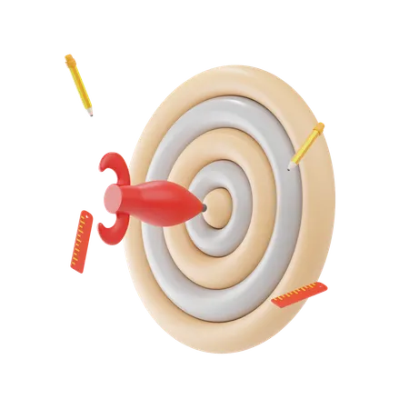 Business Target  3D Icon