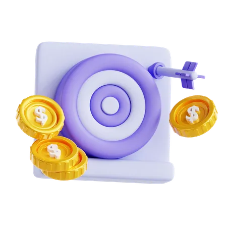 Business Target  3D Icon