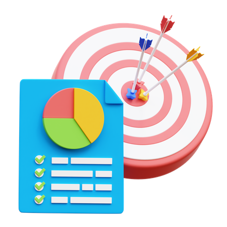 Business Target  3D Icon