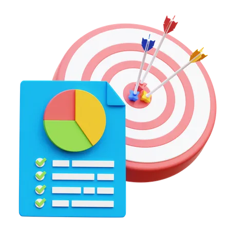 Business Target  3D Icon