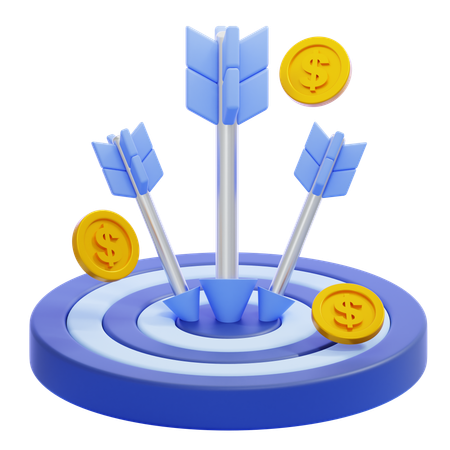 Business Target  3D Icon