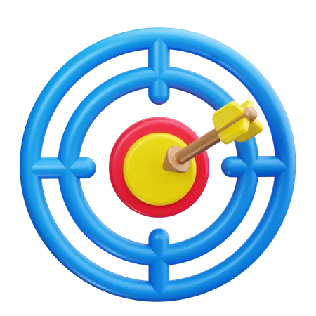 Business Target  3D Icon