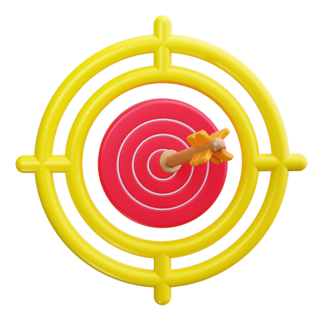 Business Target  3D Icon