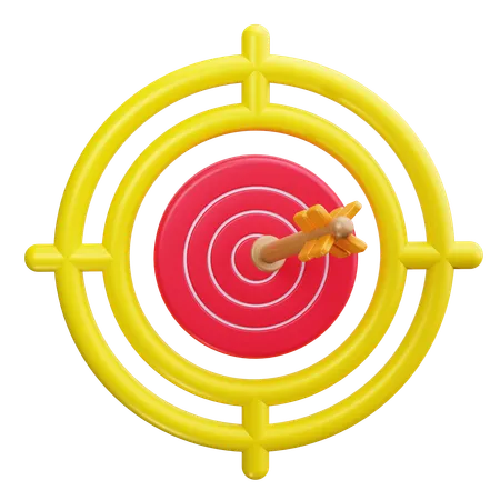 Business Target  3D Icon