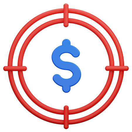 Business Target  3D Icon