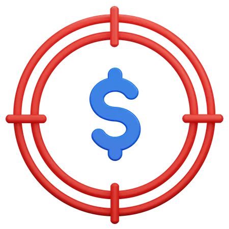 Business Target  3D Icon