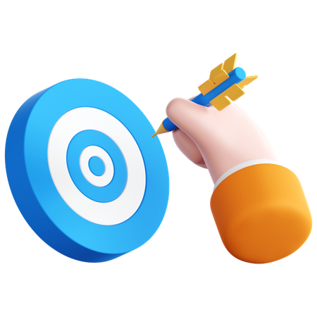 Business Target  3D Icon