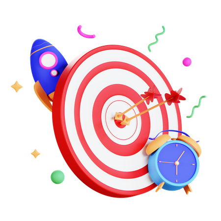 Business Target  3D Icon