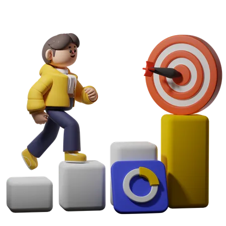 Business Target  3D Illustration