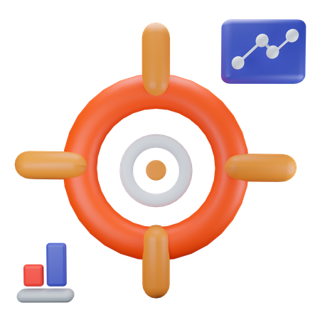 Business Target  3D Illustration