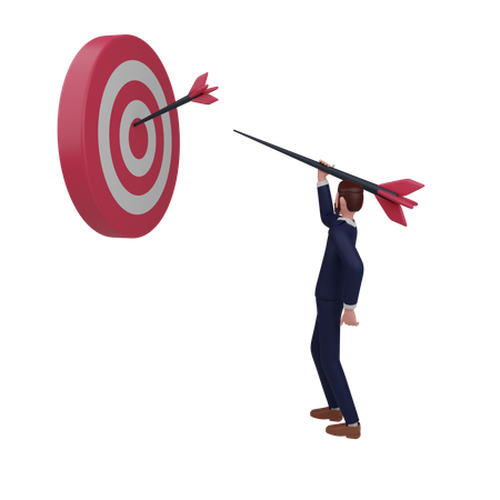 Business Target  3D Illustration