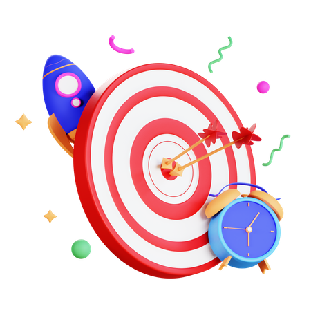 Business Target  3D Illustration