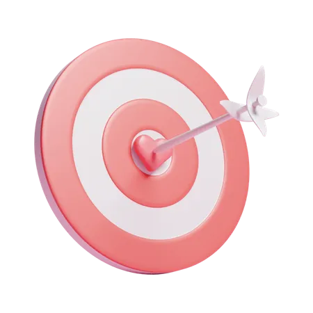 3 D Business Target Ui Icon Or 3 D Business Target Point Location Ui Icon 3D Icon