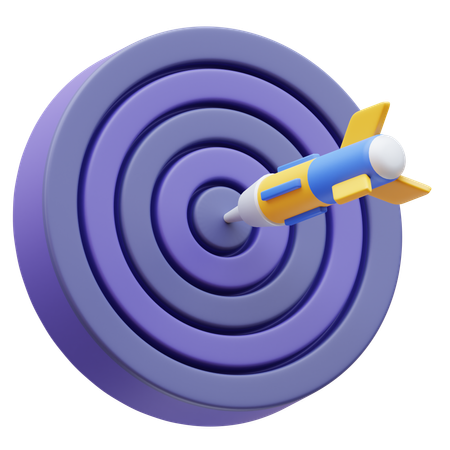 Business Target Goal  3D Icon