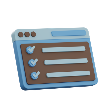 Business Task  3D Icon