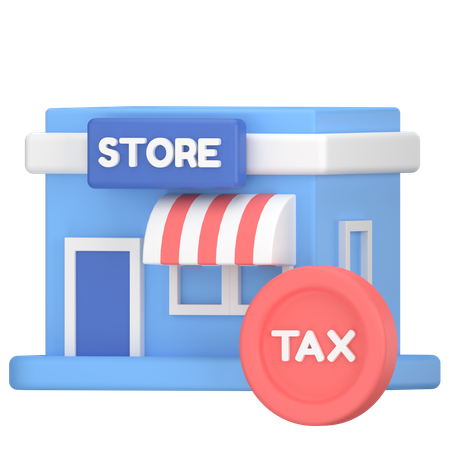 Business tax  3D Icon